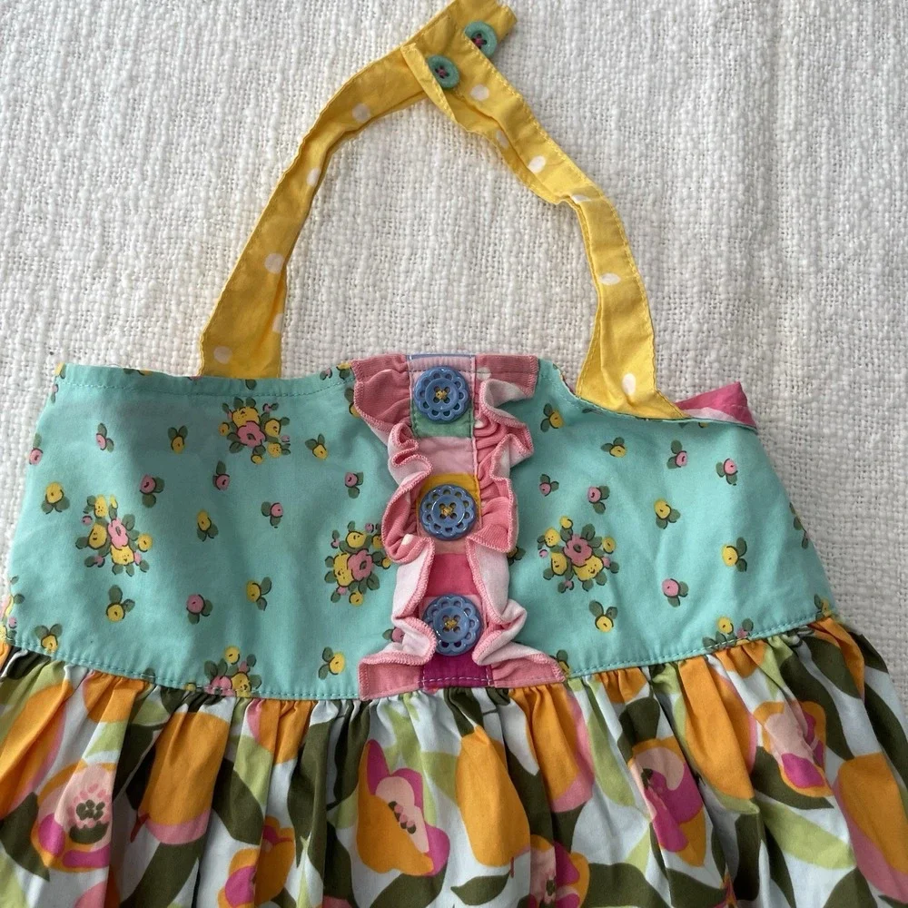 Matilda Jane Girls 4‎ Brilliant Daydream You're A Peach Tunic Halter Top Shirt